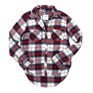 ABERCROMBIE & FITCH Women's Flannel Plaid Shirt M